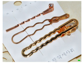 Невидимки для волосся, арт. 01-03, 3 шт. (12 уп.)