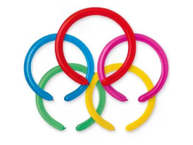 Кульки повітр."Конструктор" D4 mix (100шт) 2*7