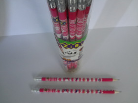 Олівець графіт.ZiBi HB з гум.FLOWERS 2300-20 (туба 20шт)