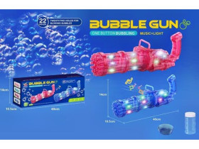 Установка з мильними бульбашками 102 A (60) 2 кольори, звук, світло, в коробці