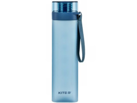 Пляшечка для води Kite квадратна, 700 мл, синя K24-1210-1