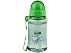 Пляшечка для води Kite, 350 мл, Shark K25-399-1, сіра