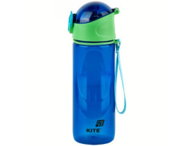 Пляшечка для води Kite, 530 мл, K25-400-3, синя