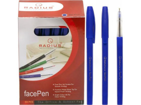 Ручка RADIUS Face Pen синя 0,7мм (50шт)