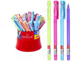 Ручка RADIUS І-Pen в банці синя 0,7мм (50шт)