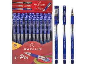Ручка RADIUS І-Pen в коробці синя 0,7мм (50шт)