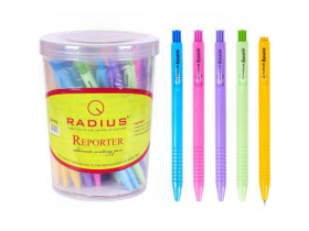 Ручка RADIUS Reporter в банці синя 0,7мм (50шт)