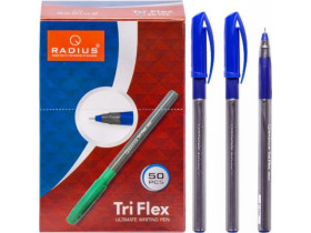 Ручка RADIUS Tri Flex синя 0,7мм (50шт)