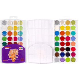 Акварель медова 32кол.(28+4перламутра) Гамма 400114 Творчість (5шт)