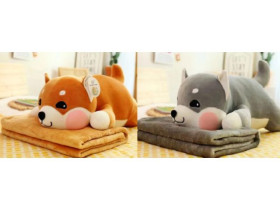 Мяка іграшка арт. L 1125 (30шт) іграшка з пледом 60 см