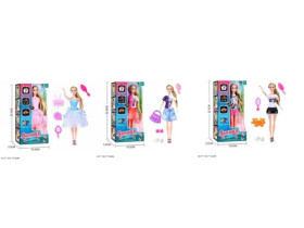 Лялька KQ 195 / 195B / 195C мікс видів, лялька типу Барбі, сюрприз короб. 32*5,5*15,5см