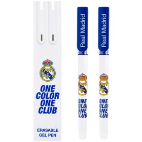 Ручка Kite гелевая "пиши-стирай" в пенале, синяя, 2 шт. Real Madrid RL26-069