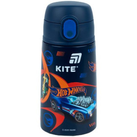 Термос Kite з трубочкою 400мл, HW25-1261 Hot Wheels