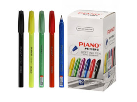 Ручка масл.PТ-1159-C Piano синя (50шт)