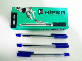 Ручка масл.HO-120 Hiper Genius 0,7мм синя (10шт)