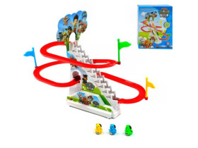 Трек 1112 J (120/2) автоматичний підіймач, звуки, мелодія, підсвічування, 3 машинки