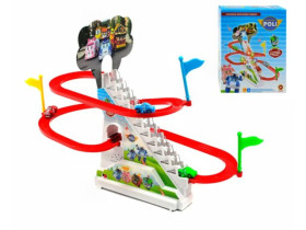 Трек 1112 I (120/2) автоматичний підіймач, звуки, мелодія, підсвічування, 3 машинки