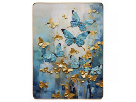 Картина інтер'єрна з камінням 30х40см J665