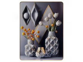 Картина інтер'єрна з камінням 30х40см D108213