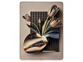 Картина інтер'єрна з камінням 30х40см D108211