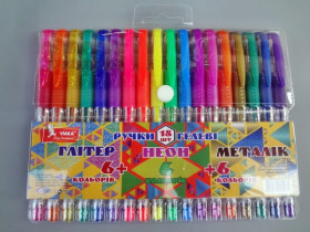 Н-Р гель "Умка" 6+6+6кол.Glitter+Neon+Metallic ГР-53 (12/48)