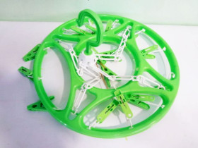 Вертушка з прищепками, кругла, 29×29 см, арт. 045 (50 шт.)