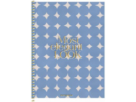 Зошит В5 6134К клітка пружина мат.лам.80арк.Школярик