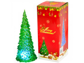 Ялинка з прикрасами СХ-2/12-71 LED зелена 17см