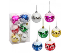 Шари ялинкові 17НХ1054 d-6см (6шт/уп)