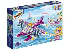 Конструкторт 6132 "Модний пляж" (172 елм.) Літак та катер / Banbao