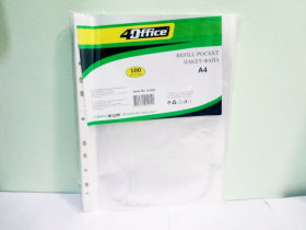 Файли 4OFFICE 4-200, А4, 30 мкм (100 шт.)