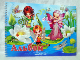 Альбом S пружина 50арк (10шт)