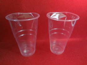 Стакан одноразовий прозорий 480мл (50/30)