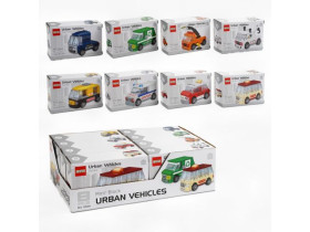 Конструктор 1054 A (48/2) “Міський транспорт”, 8в1,в блоці 8шт