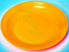 Тарілка кругла з широким бортом, арт. БП-438 (230×230×15 мм)