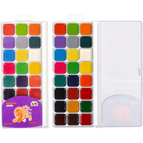 Акварель медова 24кол.Гамма 400106/312082 Творчість(12шт)