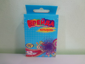 Крейда "SAT" кол. круг.12кол. (12/288)