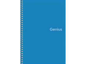 Зошит *Школярик* А5 6806К кл.пруж.80арк.Genius (4/80)