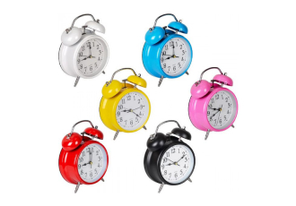 Годинники та будильники різної форми (круглі, квадратні)